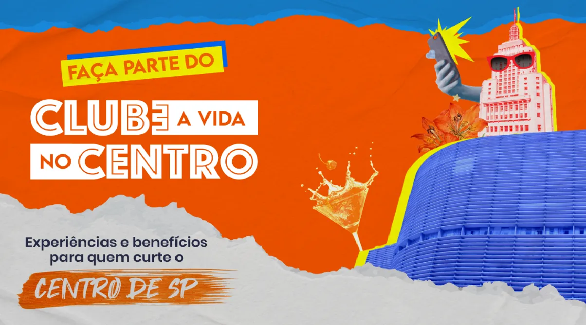 A Vida no Centro lança clube que dá descontos em bares, restaurantes e espaços culturais do Centro de SP