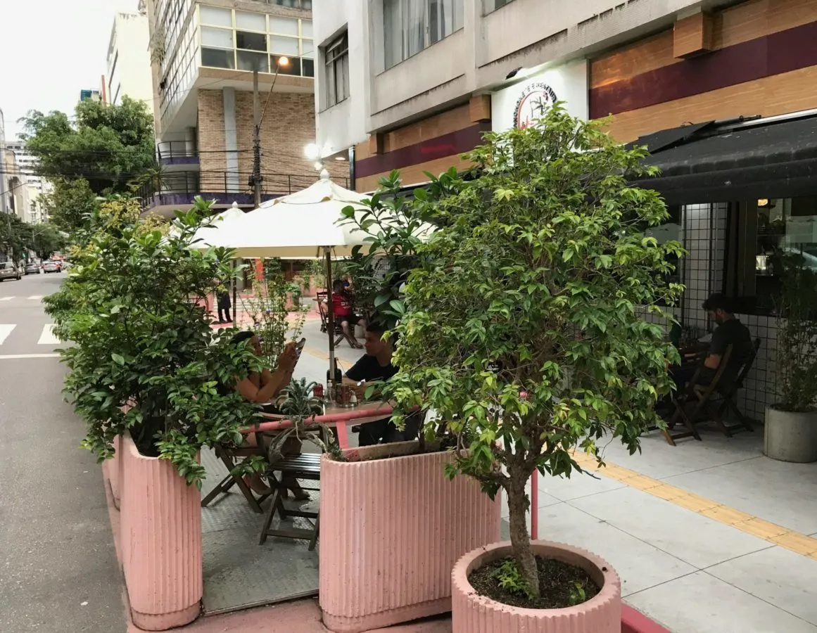 Lugares para comer ou beber ao ar livre no Centro