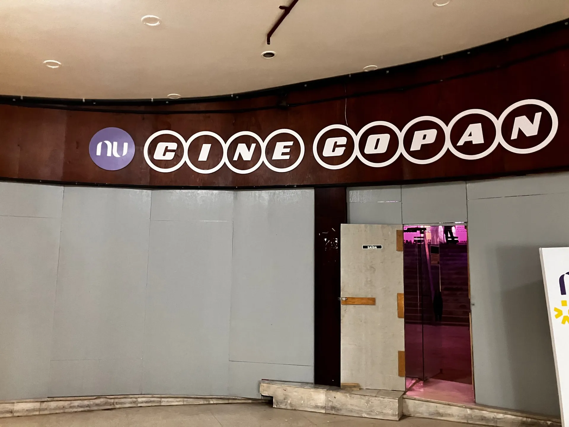 Cine Copan vai reabrir com o patrocínio do Nubank, como Nu Cine Copan
