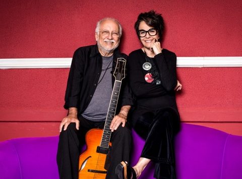 Roberto Menescal e Leila Pinheiro, juntos em show no CCBB. Foto: Washington Possato